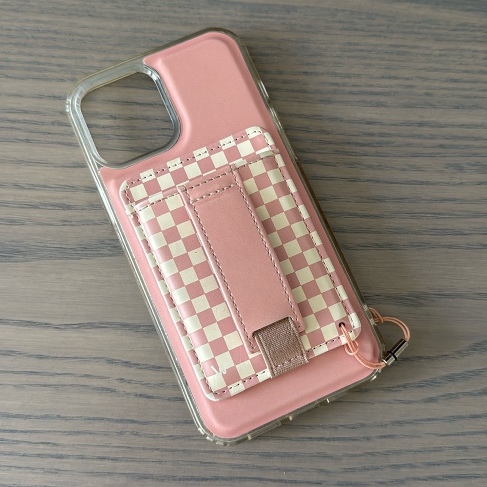Blush Check Magnetic Walli Case for iPhone 12 Pro Max